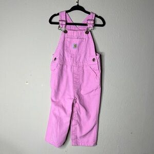 Pink carhartt overalls 18 months